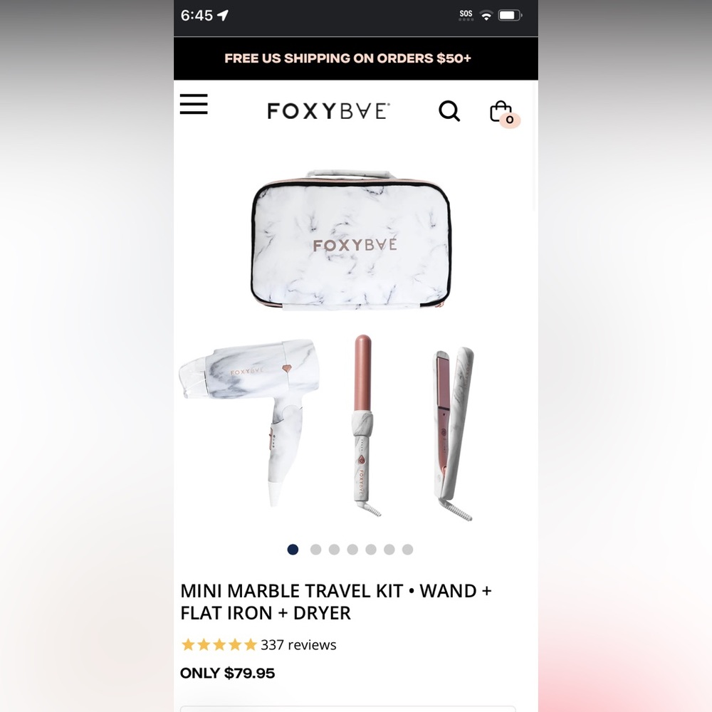 FoxyBae travel set